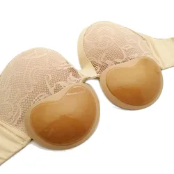 Hot! Inserts Breast Pads Silicone Self-Adhesive Bra Inserts Breast Enhancer Shaper Push up Bra Pads Bikini Padding Inserts