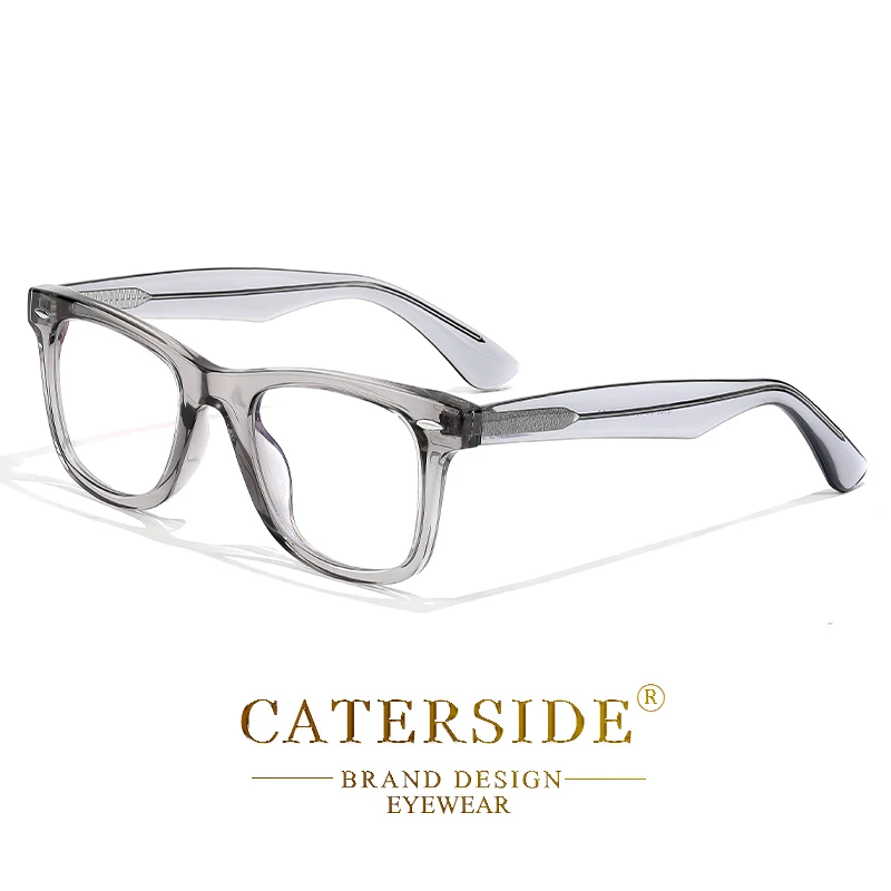 CATERSIDE Mode Herren Brillengestell Markendesign Hochwertige Tr-90 Rahmen Damen Anti Blaues Licht Computerbrille – Detail 15