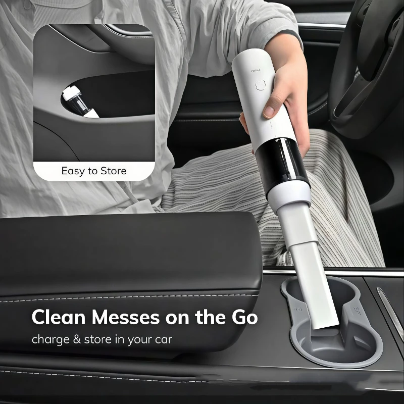 Xiaomi Youpin Vacuum Cleaner Cordless Handheld Car Portable Multifunctional USB Rechargeable Strong Suction Brushless Clean Tool
