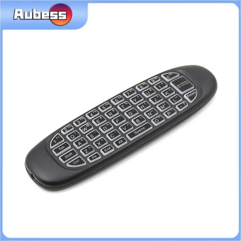 Backlit Version Of The Mini Colorful Keyboard Mouse C120 Wireless Air T10 Backlit Voice Flying Mouse Keyboard Remote Control