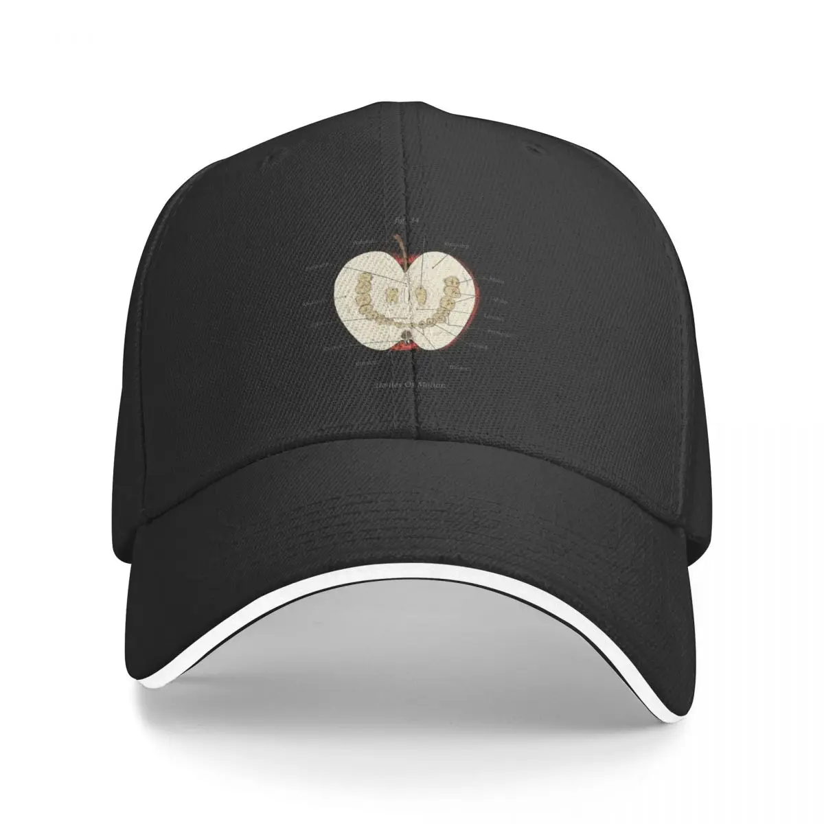 The Magnus Archives - Anatomy Class - Teeth Apple Baseball Cap Ball Cap Gentleman Hat sun hat Mens Hats Women's