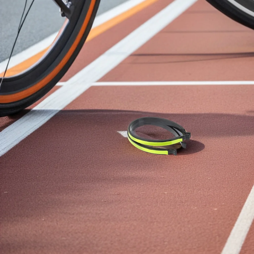 

Reflective Cycling Pants Clips High Visibility Lightweight Trouser Clips For Bikers Universal Fit Quick Install Bike Leg