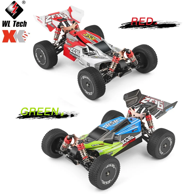 WLtoys 144001 144010 4WD RC voiture 60 KM/H 75 KM/H voiture de course à grande vitesse 2.4G tout-terrain dérive télécommande véhicule jouets pour adultes