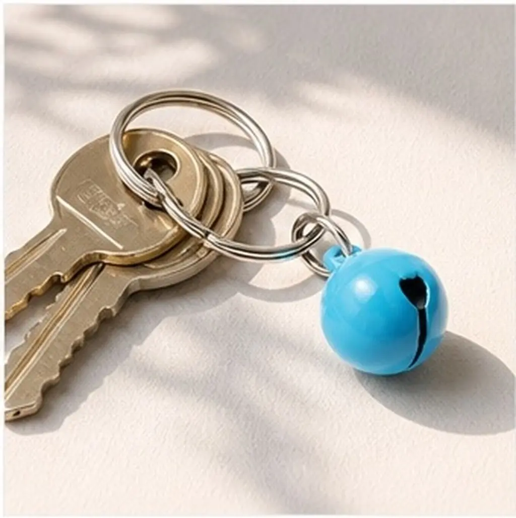 20Pcs Colorful Pet Collar Bells Metal Bell Charms Clip DIY Dog Cat Collar Pendant Keychain Accessories Pet Small Bells