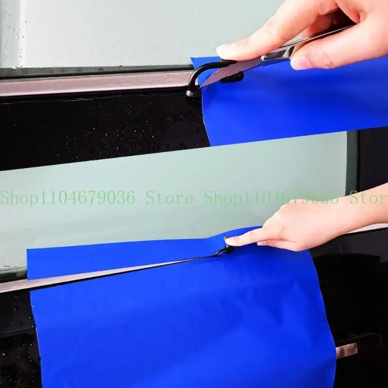 652F Window Film Trim Guide with Slot Control and Contact Rails for Glass Borders, Door Trim, and Clean Film Lines