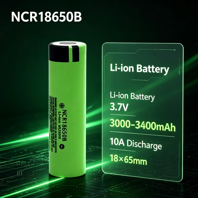 NCR18650B 3.7V 3400mAh Rechargeable 18650 Battery 2-10PCS