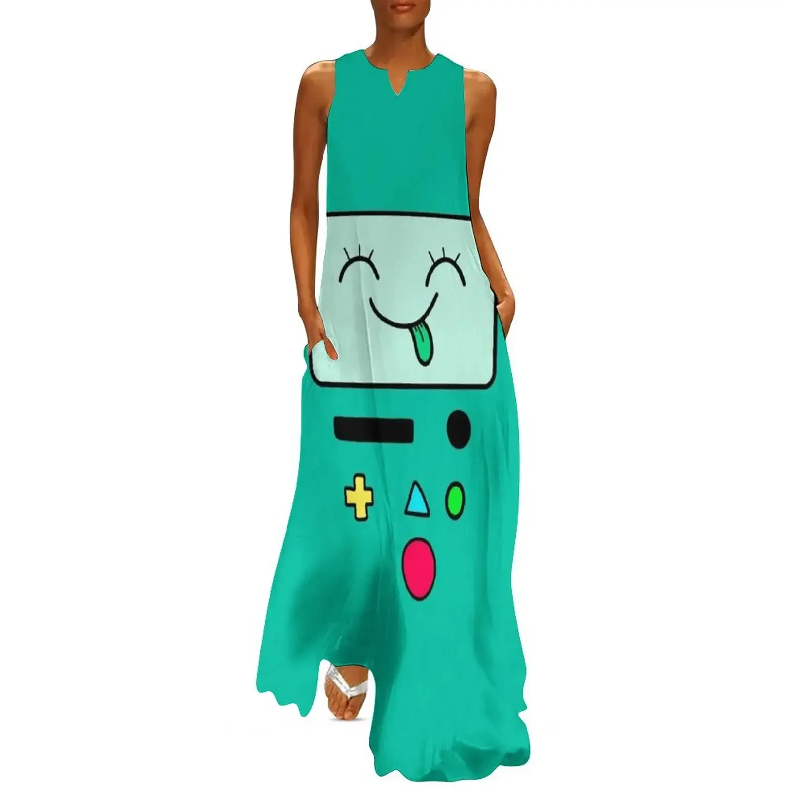 

BMO Adventure Time Long Dress Women's skirt women's summer clothing 2025 elegant party dresses for women 2025 Clothing Dress