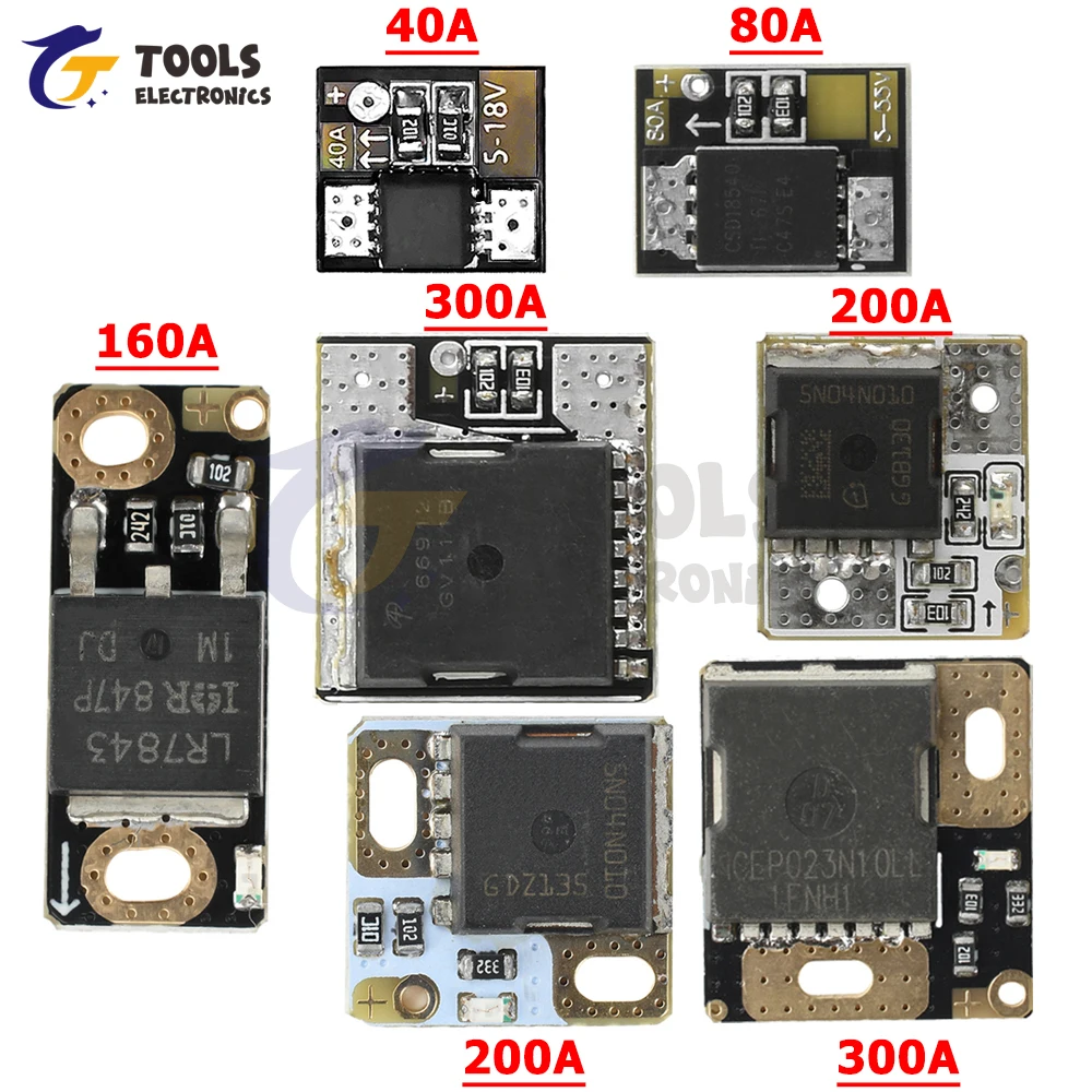 1~20PCS 40A 80A 160A 200A 300A  MOS Trigger Switch Driver Module Field Effect Tube Regulation Electronic Switch Control Board