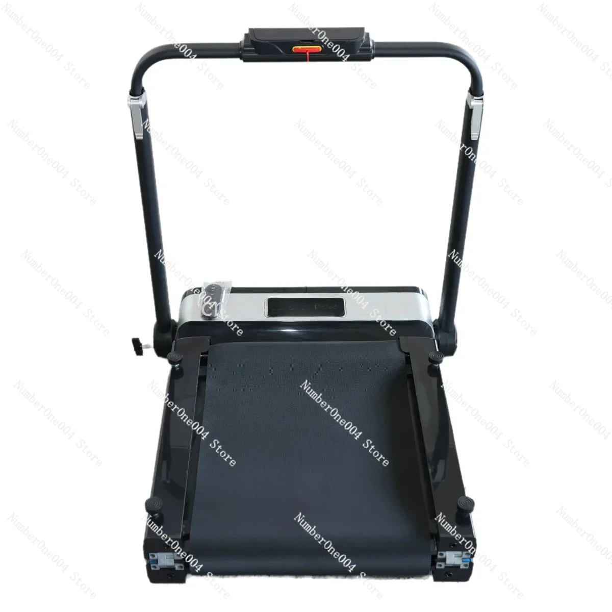 

Semi-Portable Folding Treadmill Walking Pad 1-6 km/h Speed Emergency Stop for Home Gym Electric