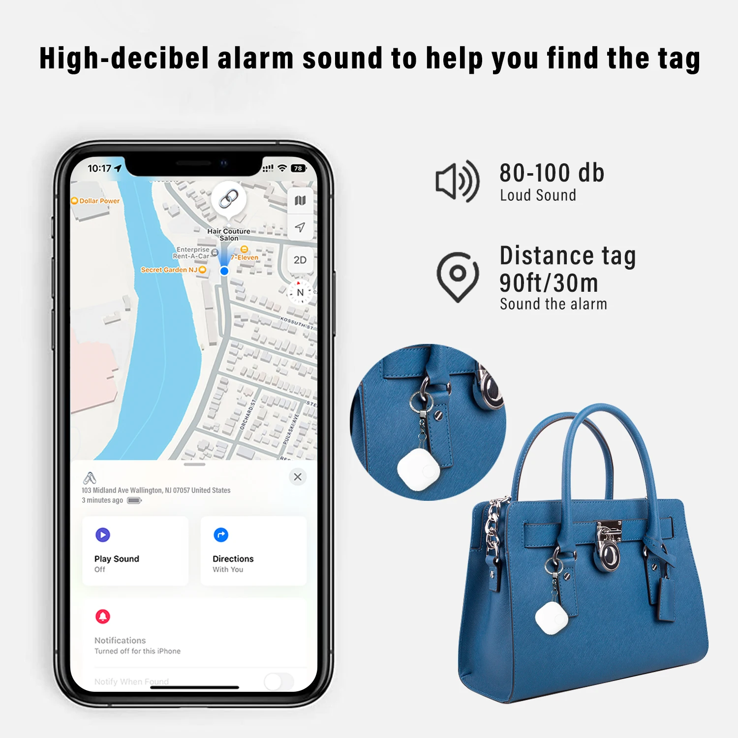 MFI Certified GPS Tracker Smart Locator Slim Finder สําหรับสัตว์เลี้ยงกระเป๋าเดินทางคีย์กระเป๋ากระเป๋าสตางค์ทํางานร่วมกับ Find My App Compatible