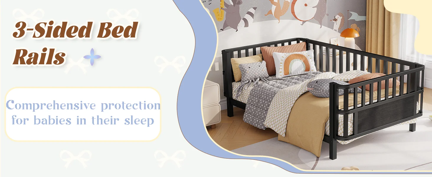 multifunctional Twin platform bed 