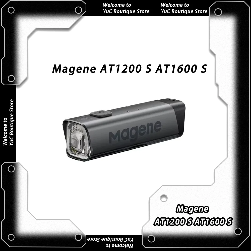 Magene AT1200 S AT1600 S Smart Bike Headlight Night Riding Cycling Lamp Road Mountain Bike Front Light Gifts
