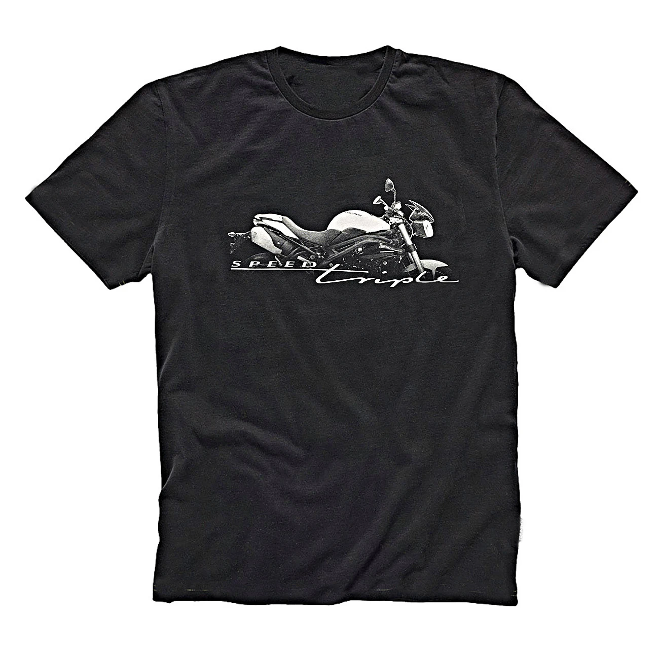 

Retro Speed Triple Motorcycle T-Shirt 100% Cotton O-Neck Short Sleeve Summer Casual Mens Tee Shirt Rider Streetwear