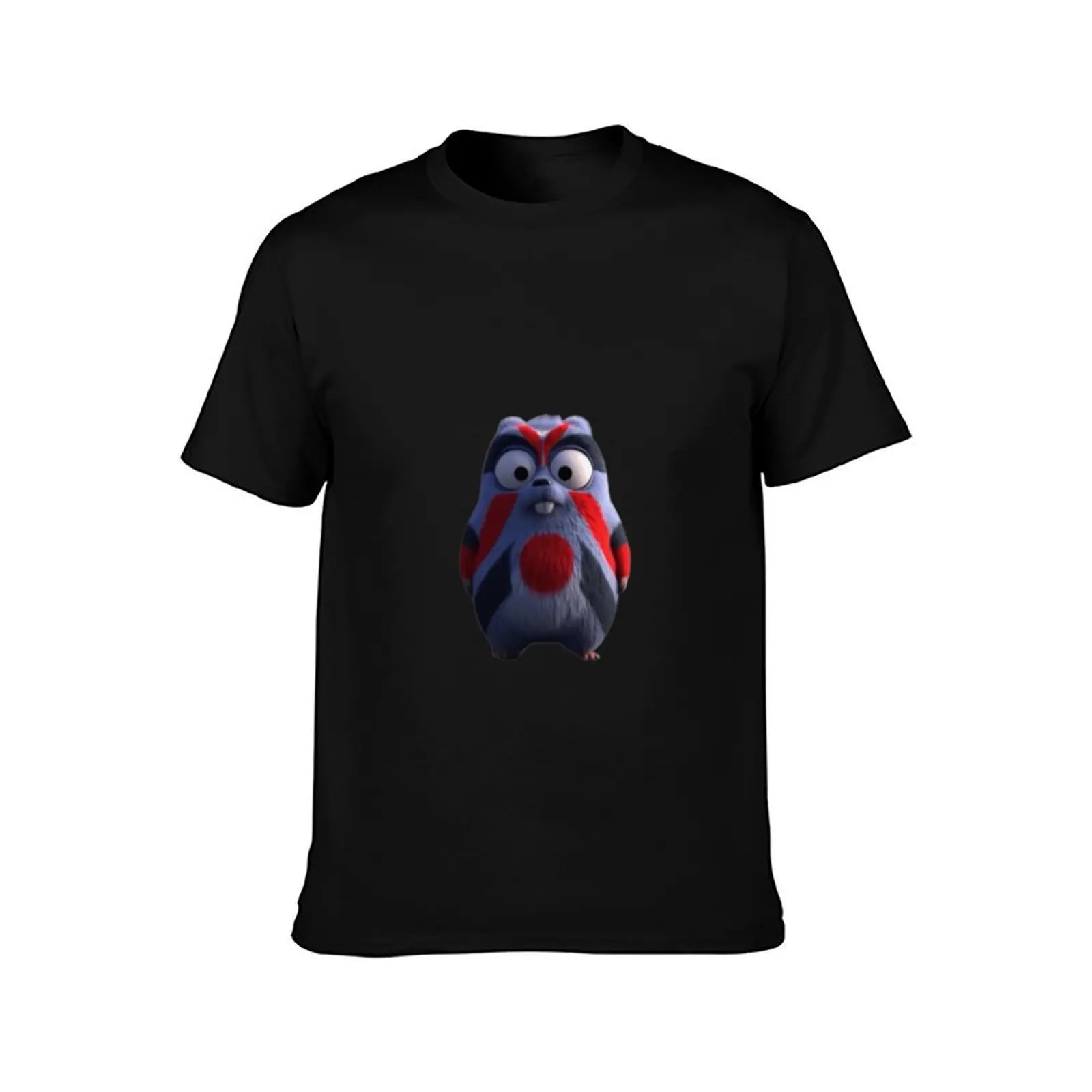 grizzy is samourai from cartoon grizzy and the lemmings T-Shirt, Summer Casual Cotton Tee, Oversized Streetwear Tops