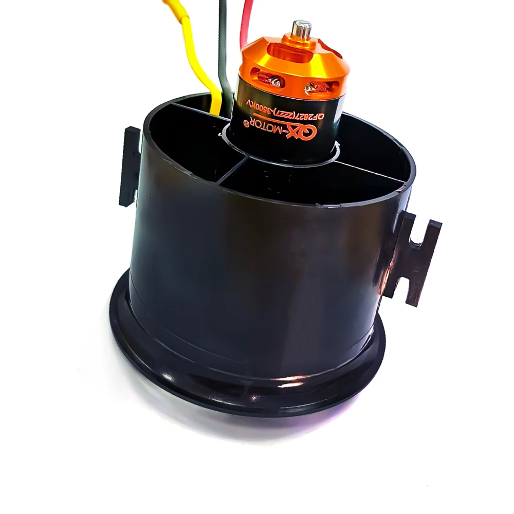 

Бесколлекторный двигатель QX-Moto 70MM EDF 6Blade QF2827 2300KV для радиоуправляемых реактивных самолетов 4S-6S