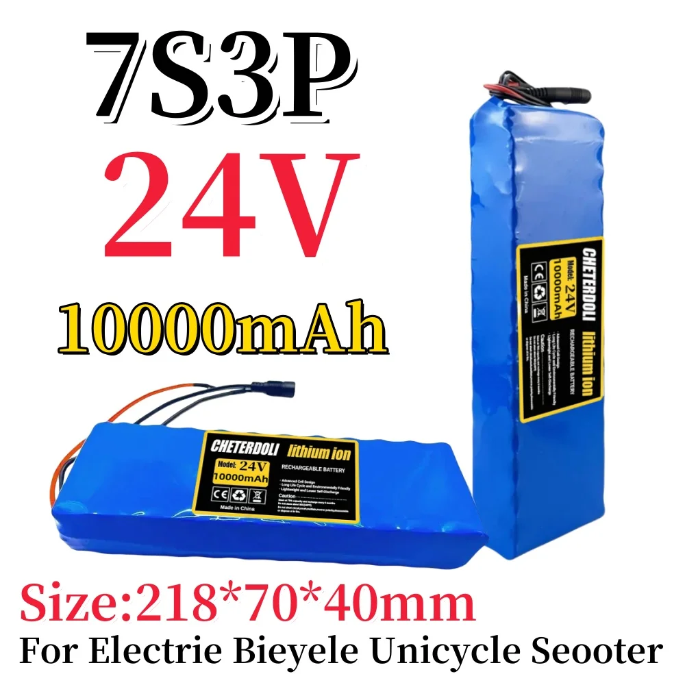 

7S3P 18650 24V 100000mAh Rechargeable Batteries 24V Lithium Battery Wheelchair Battery 7s3p Battery Pack for Bicycle.