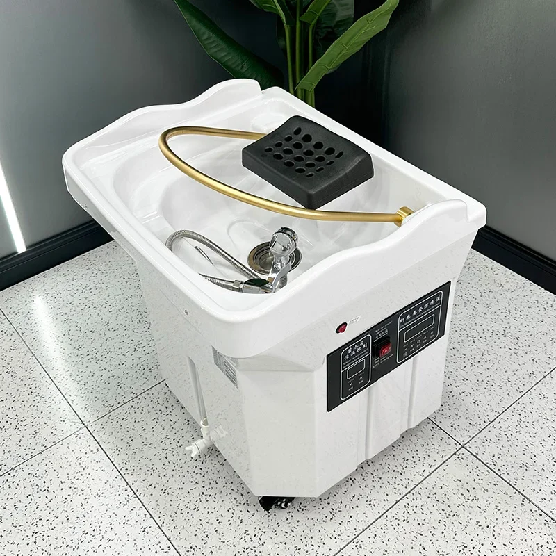 2026 Portable Head Spa Basin Shampoo Bowl Type Portable Sink Equipped with 60-liter Water tank Salon Equipment