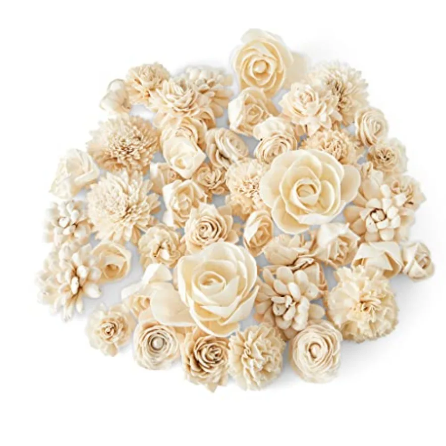 

Набор из 50 штук кремовых деревянных заготовок Sola Wood