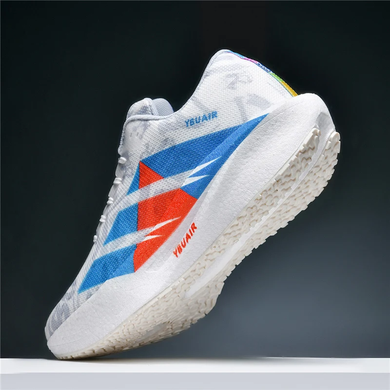 Sports Running Shoes Men Marathon Athletic Outdoor Carbon Plate Breathable Lightweight Comfortable Women's Professional Sneakers