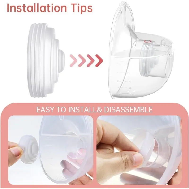 8 قطعة مجموعة الحجاب الحاجز سيليكون صمامات منقار البط 4 قطعة متوافقة مع استبدال مضخة الثدي الكهربائية Momcozy M5 لكفاءة المضخة #4