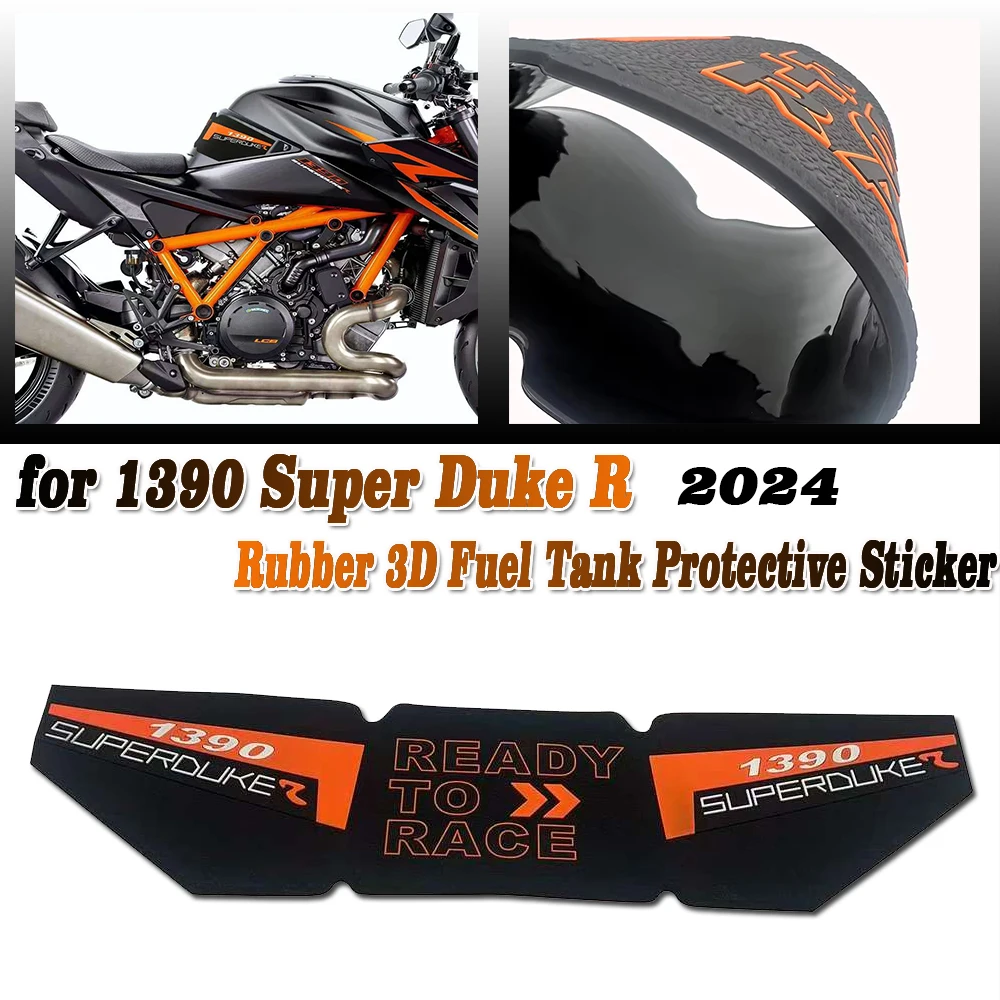 Motorcycle Accessories Fuel Tank Traction Pads Anti-Slip Stickers Fuel Tank Kne 2024 for 1390 Super Duke R 2024 Fuel Tank Stick