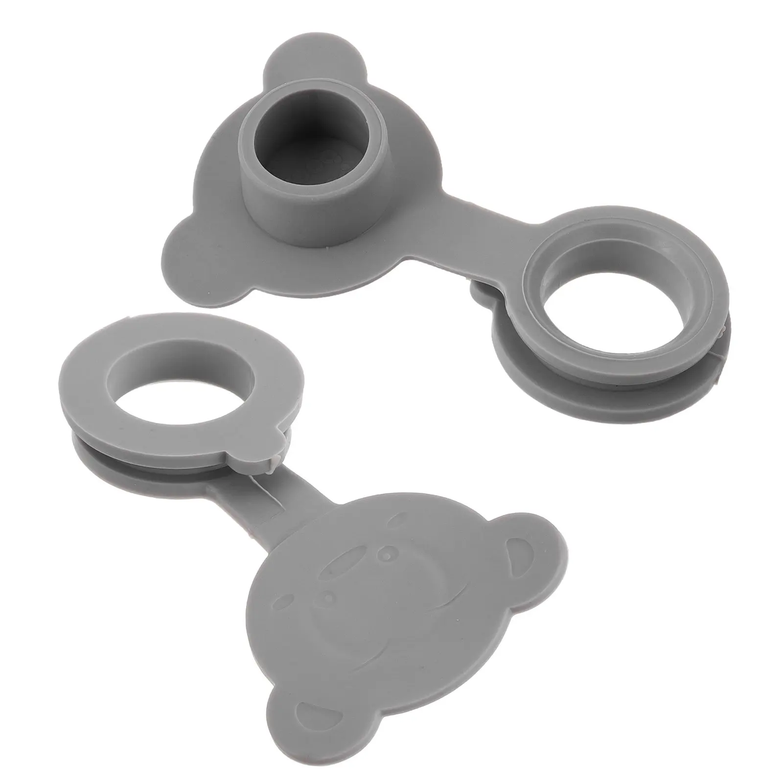 

2Pcs Silicone Bathtub Drain Stopper for Baby Bath Soft Universal Seal Cover Stable Temperature Fast Cleaning Portable Toddler