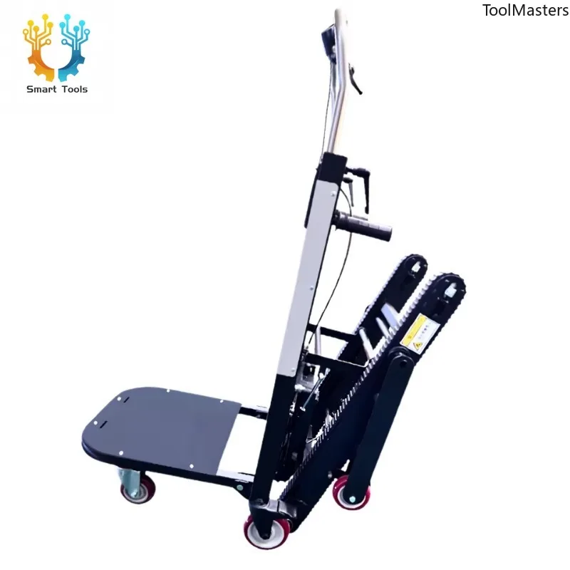 

[2026] Hot Sale Silent Electric Stair Climbing Vehicle 400KG Cargo Handling Cart Crawler-Type Up And Down Stair Climber Folding