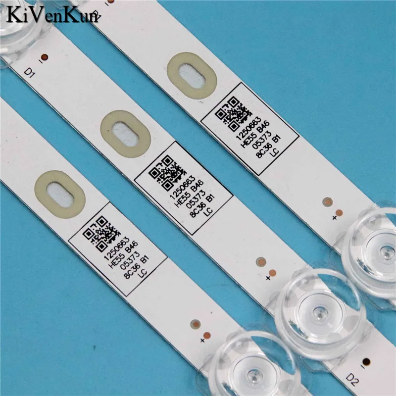 Kits NEW LED Backlight Strip For Hisense 55A7300FTUK 55R6040G 55R6070E3 55H6570G 55H6590F 55H6510G Bars HD550X1U82-L1 Array Tape