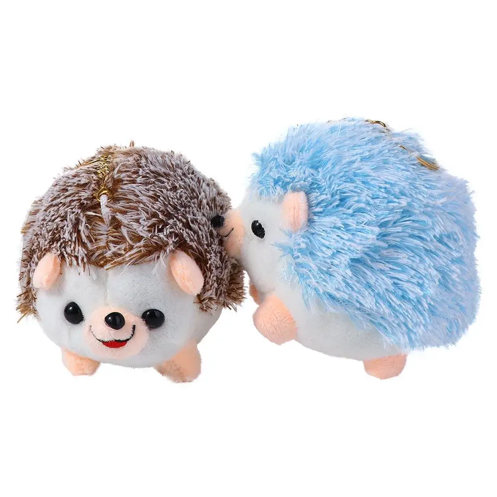 Cartoon Birthday Gifts Animal Hedgehog Key Chain Ornament Stuffed Toys Plush Dolls Animal Plush Toy Plush Keychain