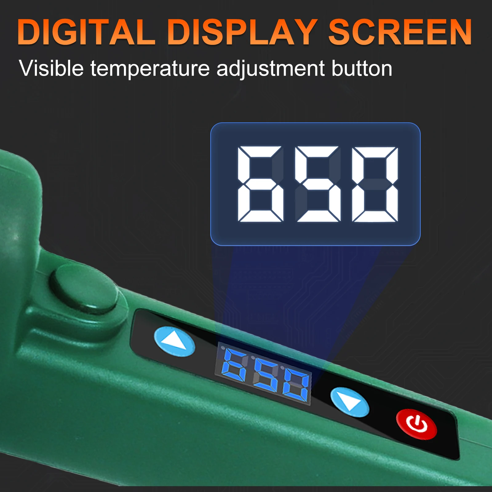 NEWACALOX80W fer à souder à chauffage interne numérique 220V pistolet d'alimentation en étain automatique Intelligent 200-650 °   Outil de pistolet à souder C