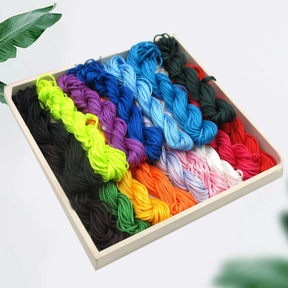 

16 Pcs String Rope Premium Elastic Bracelets Necklaces Diy Jewelry Making Supplies Bead String Rope Craft Projects Gifts