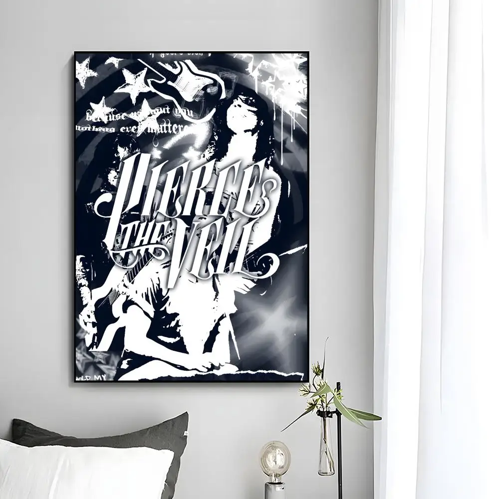 Wandkunst der Emo-Rockband P-Pierce The Veil, Poster, Wandkunstdruck, dekoratives Wandbild, Heimdekoration, Geschenk, ungerahmt – Detail 18