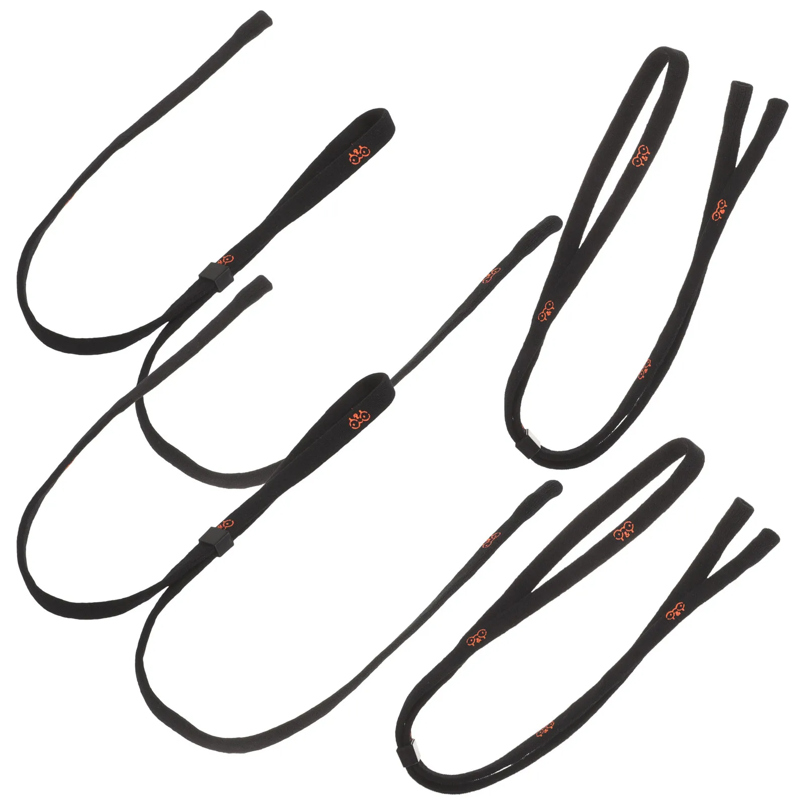 

4 шт. регулируемые регулируемые ремешки для очков, не деформирующиеся, для ношения на шее, для солнцезащитных очков, для спорта и повседневного использования