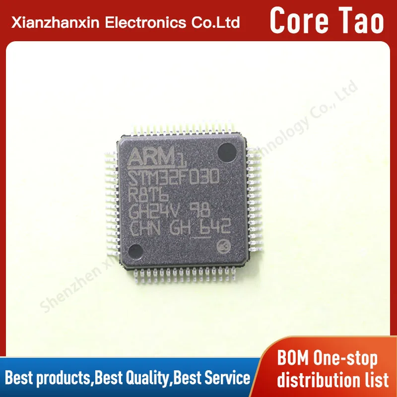 5pcs/lot STM32F030R8T6 STM32F030 030R8T6 LQFP-64 32-bit microcontrollers MCU