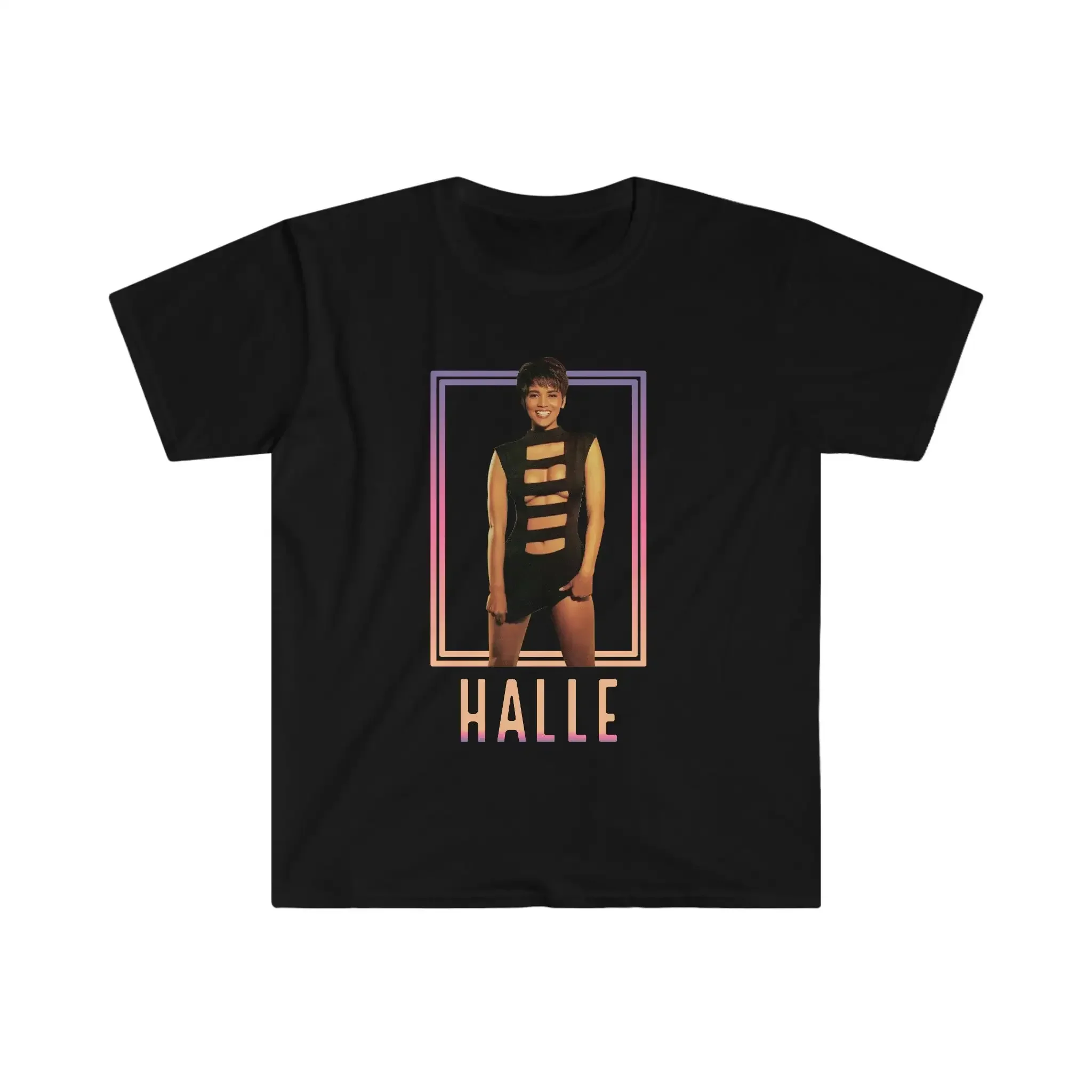 Halle Berry Film Star Strictly Business Boomerang era Softstyle T Shirt