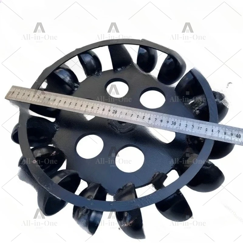16-60cm Steel Low Flow Hydro Generator Blades with 10-22 Bowls for Micro Hydro Home/Creek/Farm Power Conversion Kit