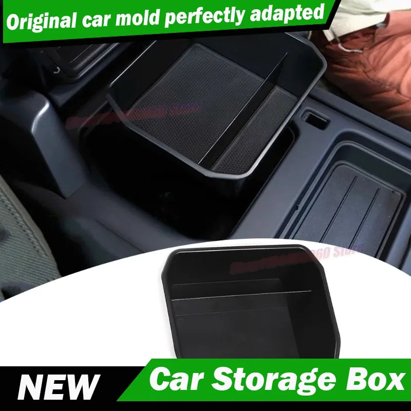 Fit For Land Rover Defender 110 2020 ABS Car Interior Accessories Cup Holder Armrest Storage Box Stowing Tidying