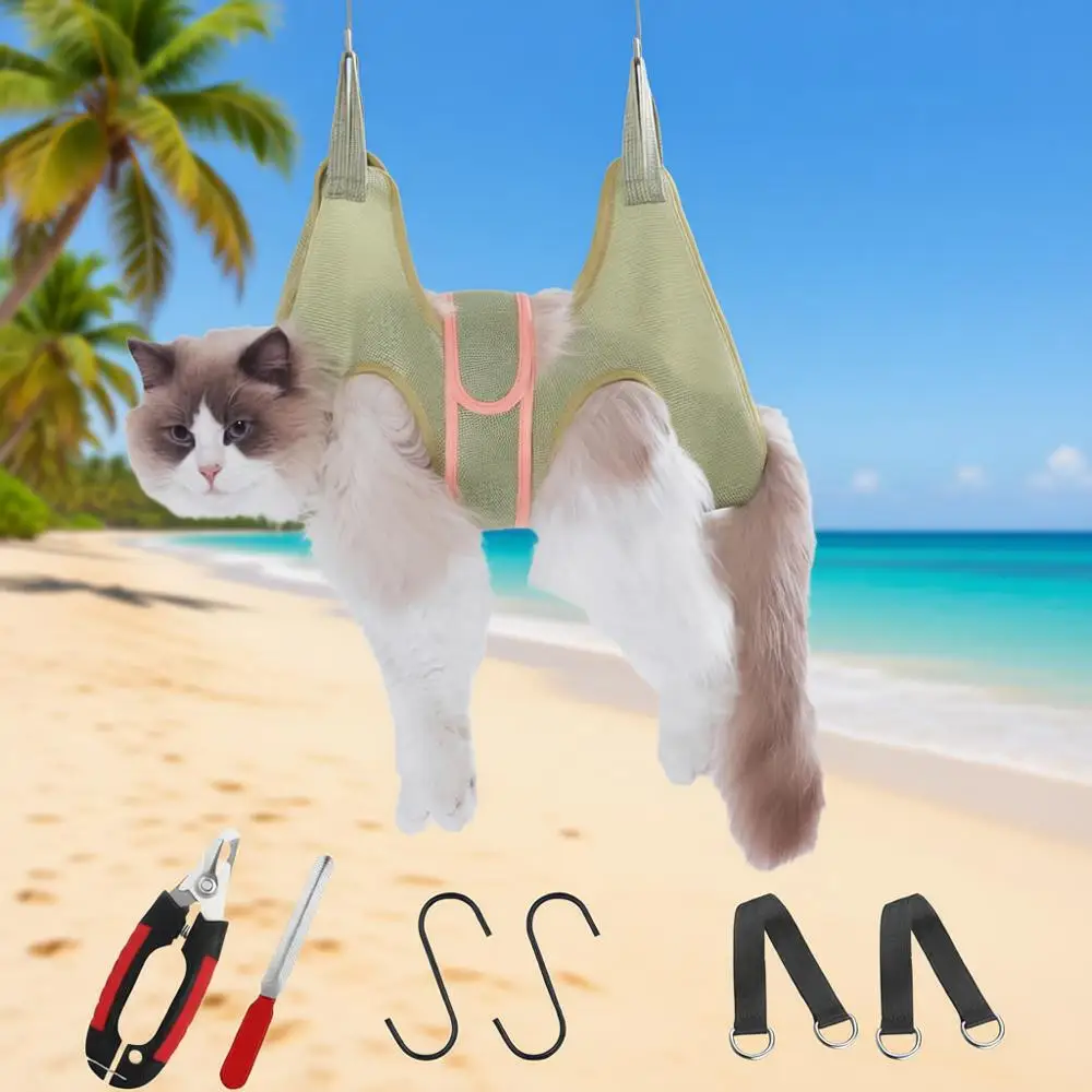 

Подставка для груминга кошек для комфорта питомца, триммер для когтей