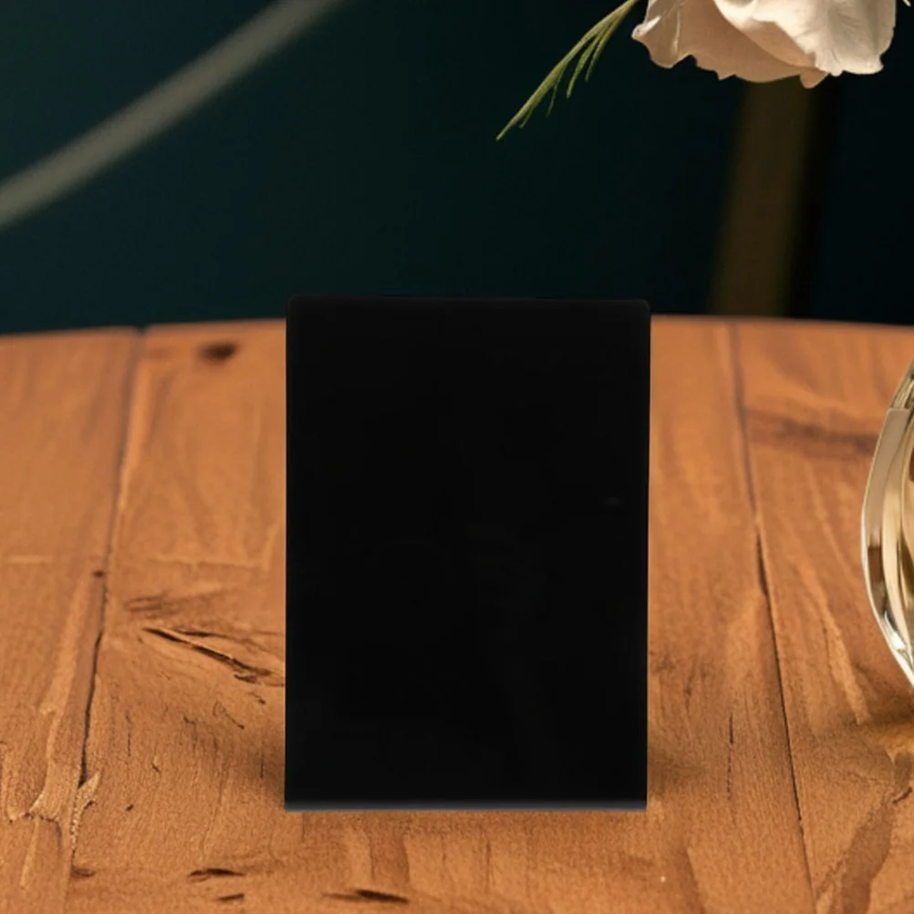 2Pcs Mini Chalkboard Handcrafted Reusable Food Display Table Sign for Parties Restaurants Cafes Menu Tags Food Tags