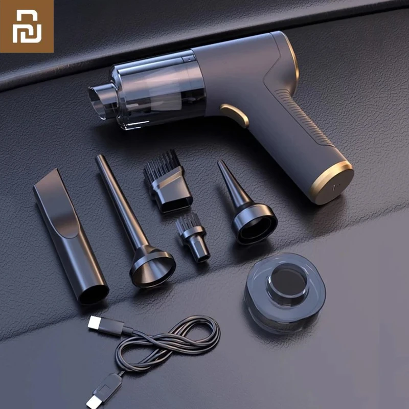 Xiaomi Youpin 자동차 진공 청소기 강력한 청소 기계 강력한 흡입 핸드 헬드 자동차 홈 휴대용 무선 청소기 New Mi
