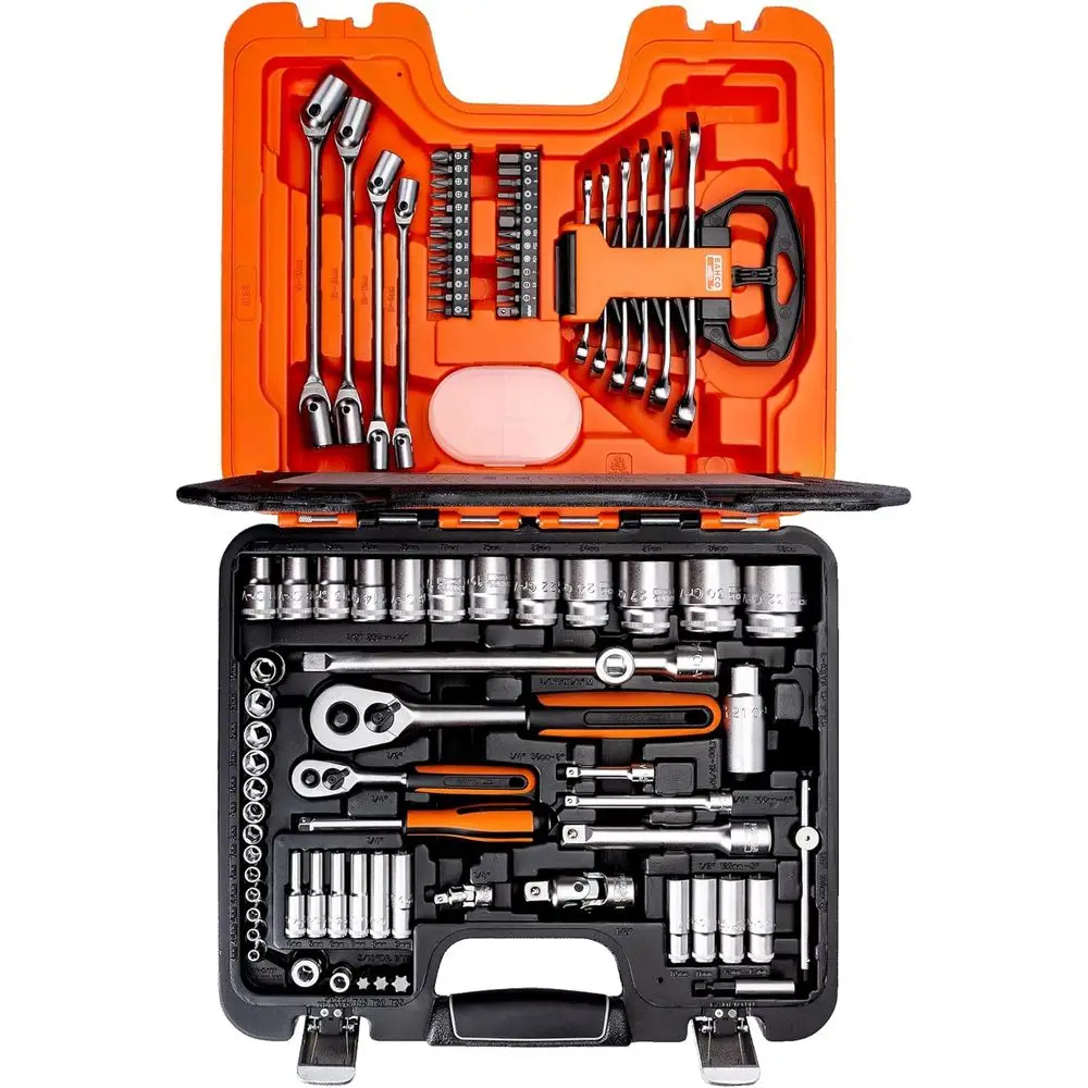 

92-Piece 1/4 & 1/2 Drive Socket Set