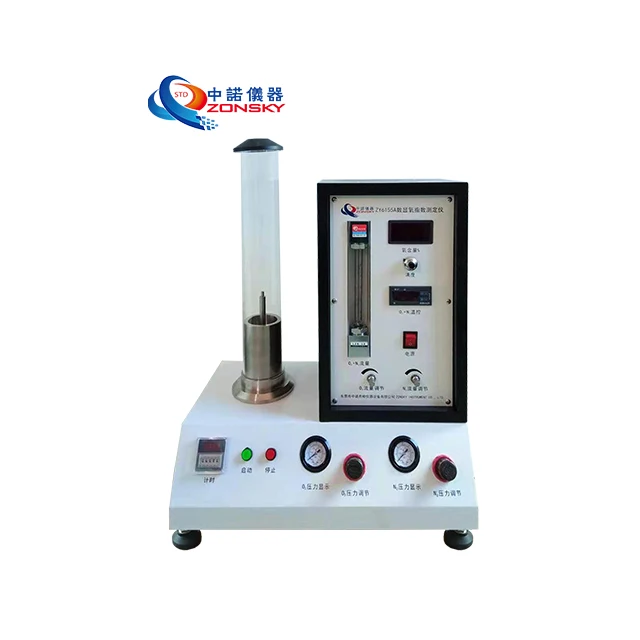 ISO 4589-2 Minimum Volume Fraction of Oxygen Index Tester