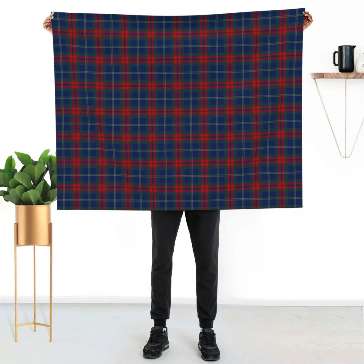 Clan Harvie Tartan Throw Blanket Soft Beds Fashion Sofas Blankets For Sofas manga Hairy Comforter Blankets