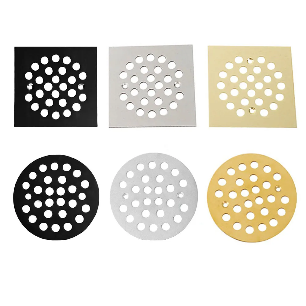 

Stainless Steel Floor Drains Net Cover Premium 4-14 Inch Screw-in Square/round Floor Drain Cover Bathroom Hardware Parts