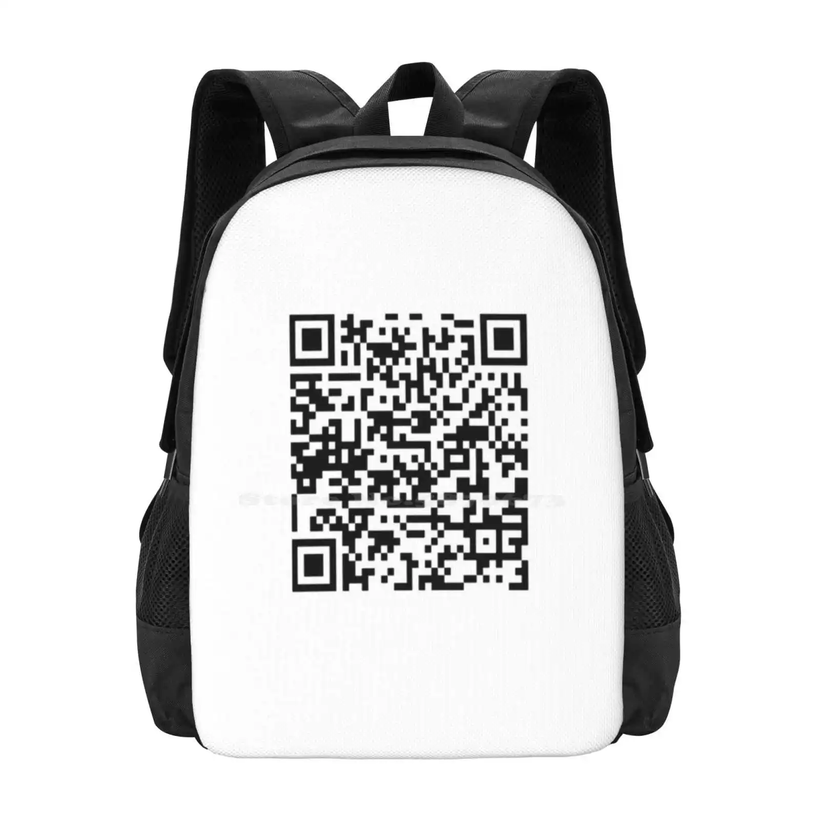 Qr Have A Nice Day Backpacks For School Teenagers Girls Travel Bags Qr Code Nice Day Greetings Smile