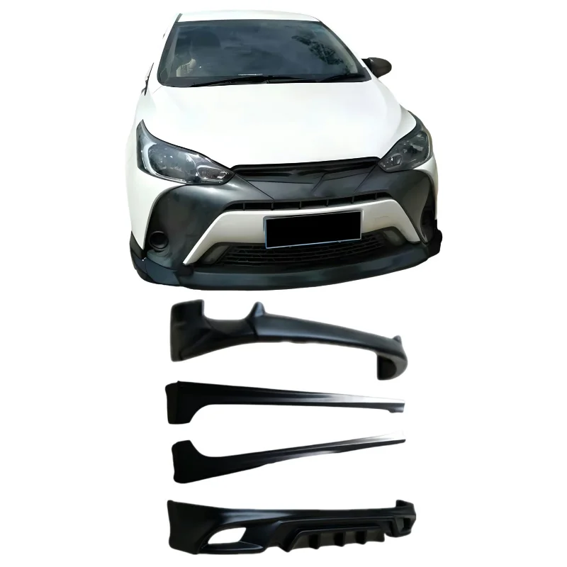 

Auto Body Systems Pp Wide Body Kit Front Lip Rear Lip Side Skirt for Toyota YARIS L 2017 2018