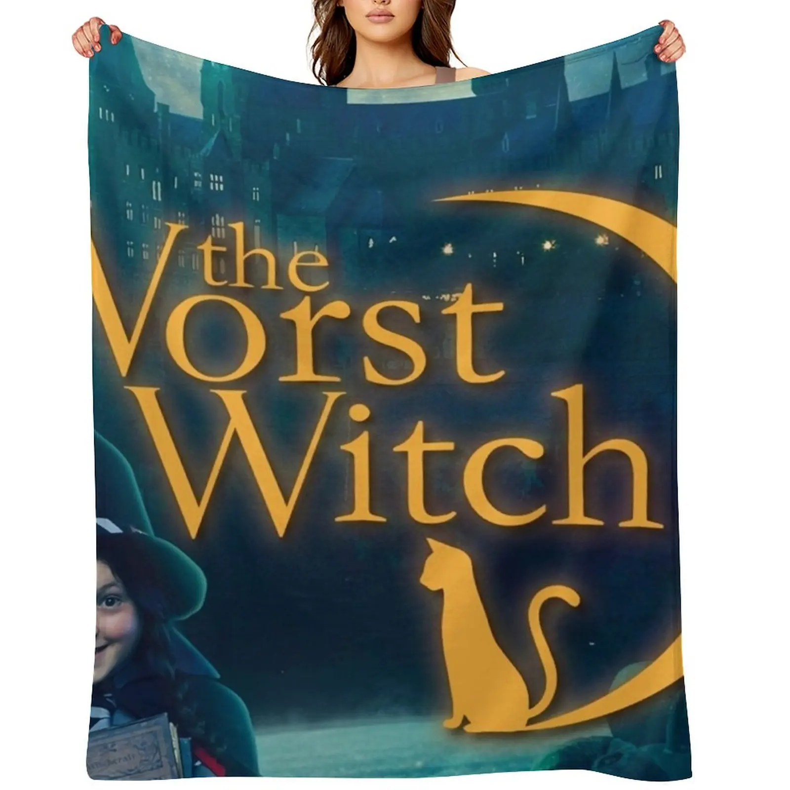

The Worst Witch Throw Blanket Luxury anime Polar for winter Blankets