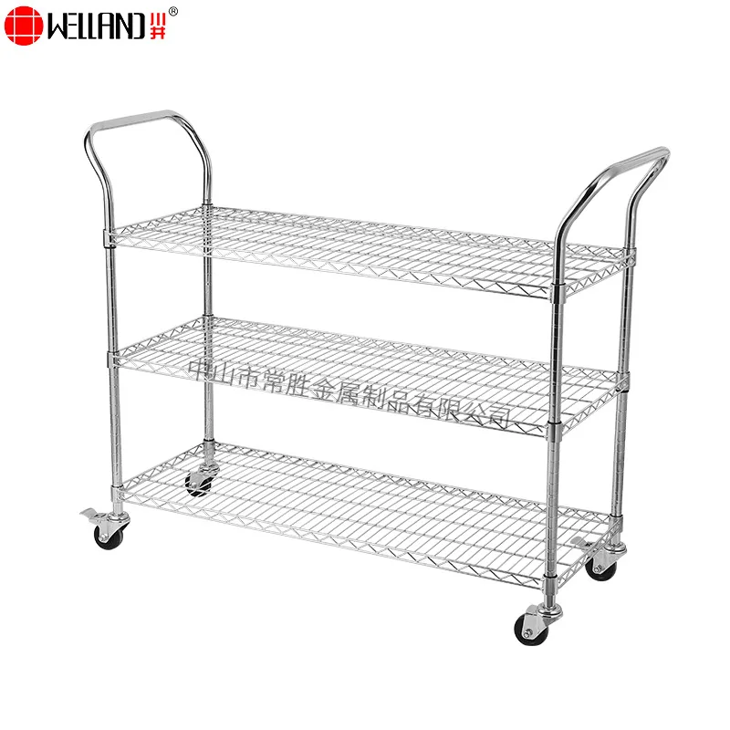 LH factory multi-functional three-layer large-capacity tool cart anti-rust durable cart