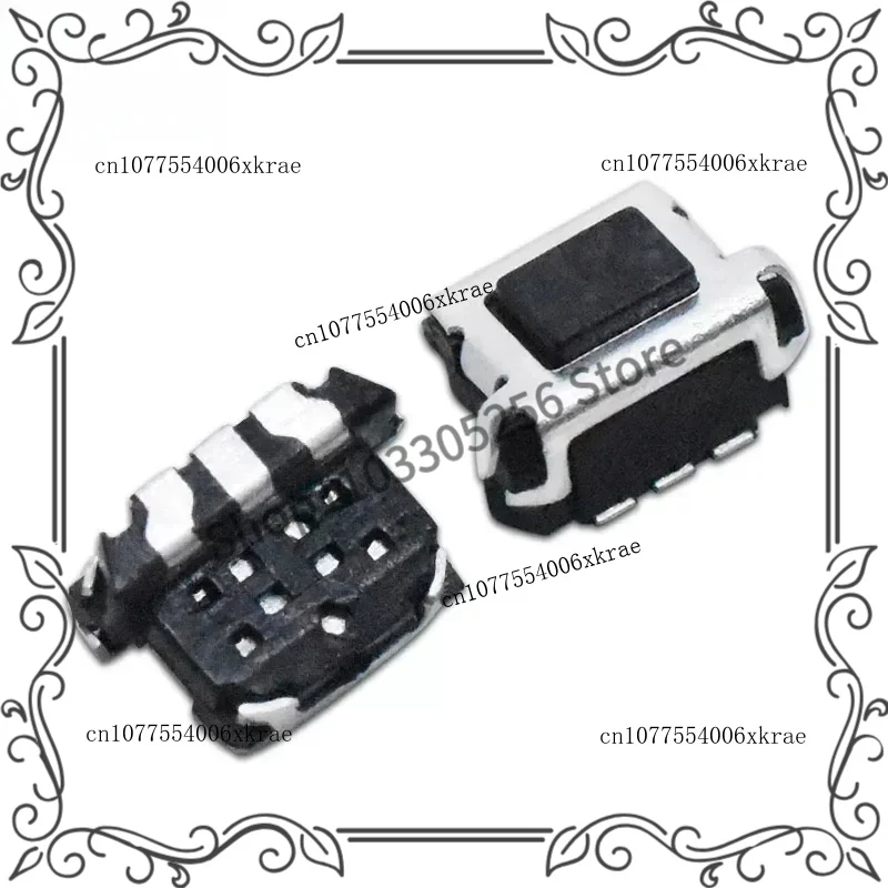 Lateral button switch: 4.5 * 2.2 * 2.9 thick plate, 3‑pin side push touch switch, EVPAEBB2A