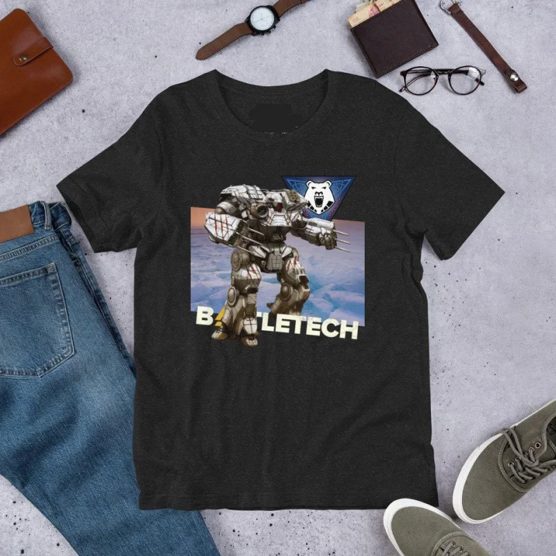 

Mechwarrior MWO 0421 Mech Combat Video game Gift t shirt for RPG Fan Battletech Graphic clothes Short sleeve All size tops S-6XL